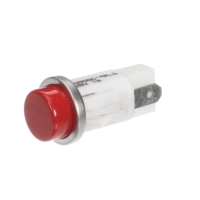 Groen, Indicator Light, Red, 28v, Round